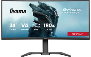 IIYAMA 34 GCB3484WQSU-B1 VA-panel Curved 3440x1440 180Hz