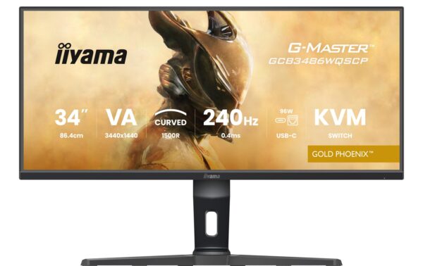 IIYAMA 34 GCB3486WQSCP-B1 VA-panel Gaming 3440x1440 240Hz