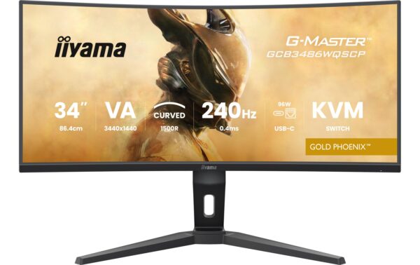 IIYAMA 34 GCB3486WQSCP-B1 VA-panel Gaming 3440x1440 240Hz