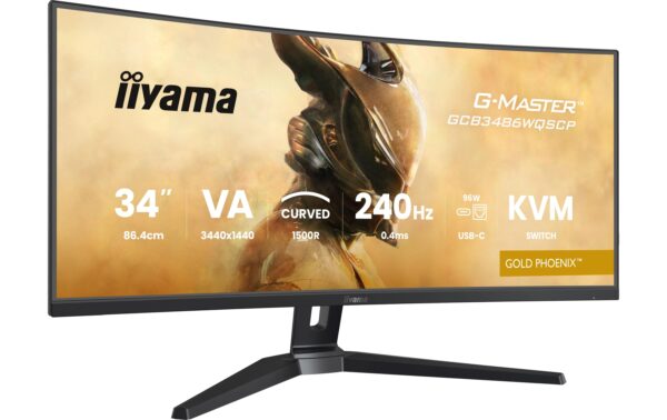 IIYAMA 34 GCB3486WQSCP-B1 VA-panel Gaming 3440x1440 240Hz