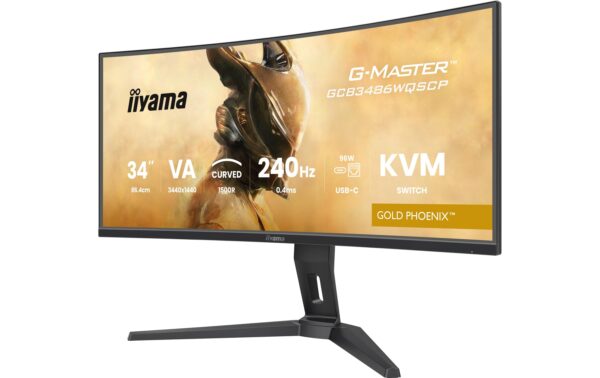IIYAMA 34 GCB3486WQSCP-B1 VA-panel Gaming 3440x1440 240Hz