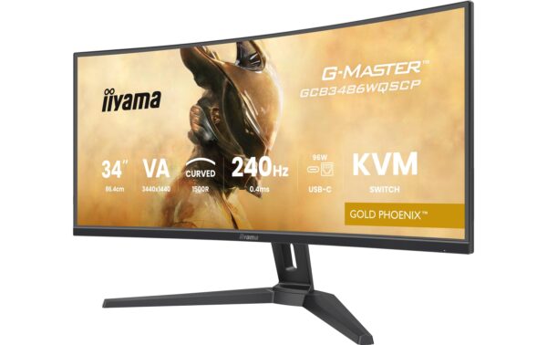 IIYAMA 34 GCB3486WQSCP-B1 VA-panel Gaming 3440x1440 240Hz