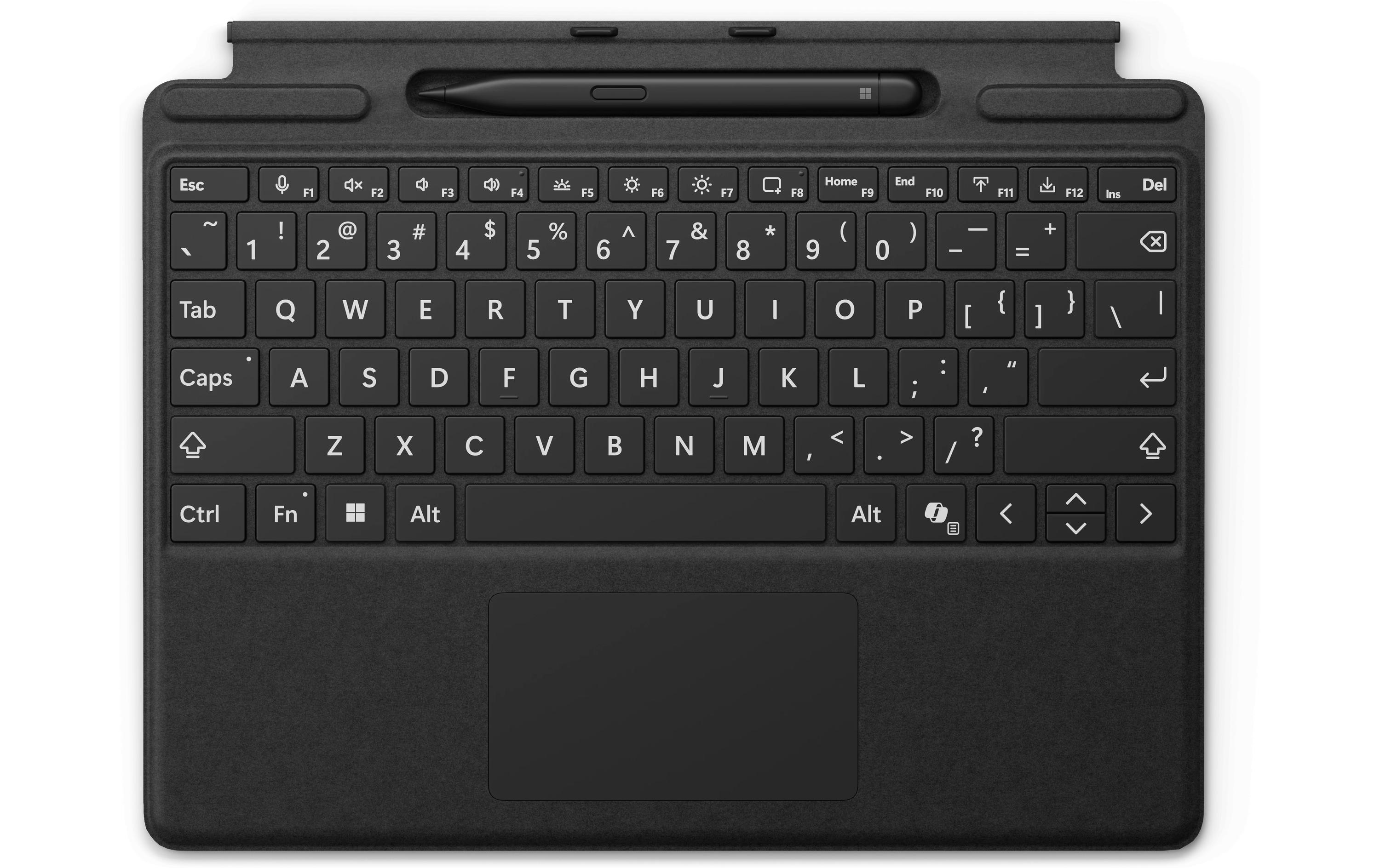 Microsoft Signature Keyboard + Pen Schwarz, für Surface Pro 8-11, DE-Layout