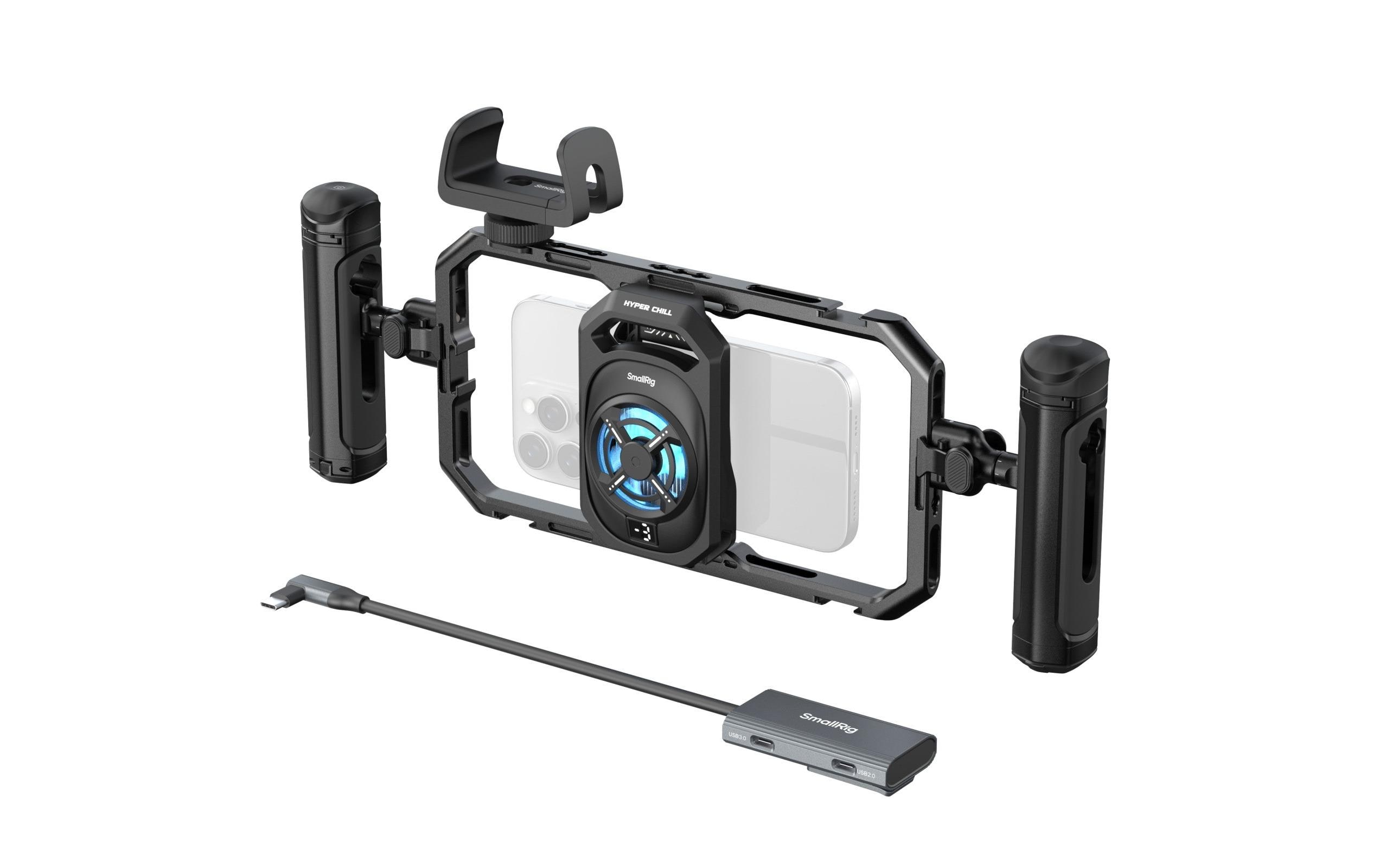 SmallRig All-in-One Thermal Phone Cage Kit Live Streaming & Filming Handheld