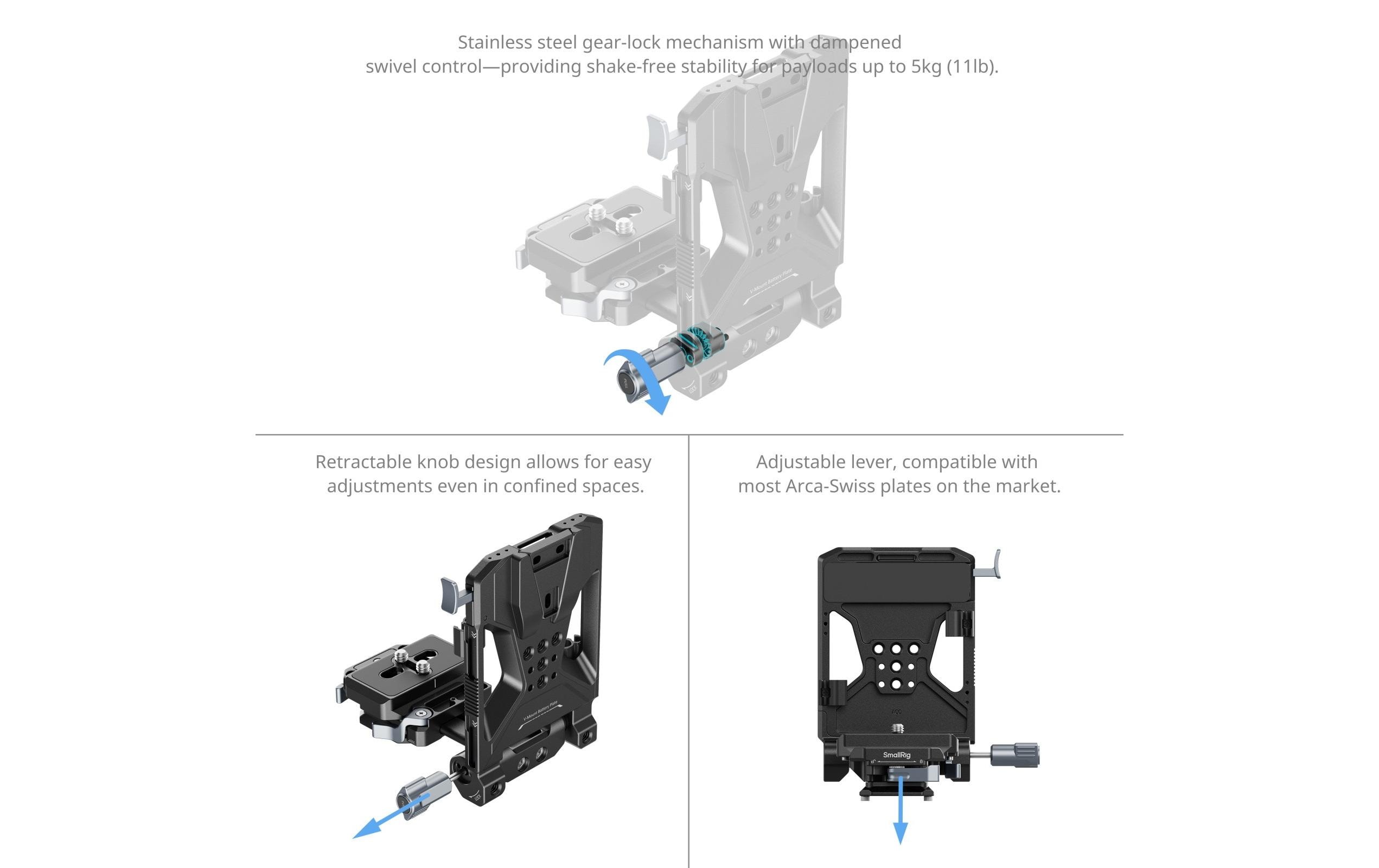 1935022_2 - Mediatech SmallRig V-Mount Battery Mount Plate Kit (Pro)