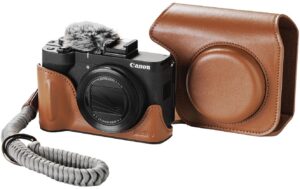 SmallRig Leather Case Kit for Canon PowerShot V1 (Brown) kaufen Schweiz | Mediatech.ch