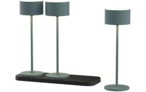 MSCH Akku-Tischleuchte 3er Set Tavolo fresh LED 170lm 3000-6500K, IP44, Ladestation