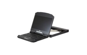 Aten CL3800NW CH 19 TFT KVM Switch 1HE mit CH-Tastatur, HDMI,DVI,VGA, USB