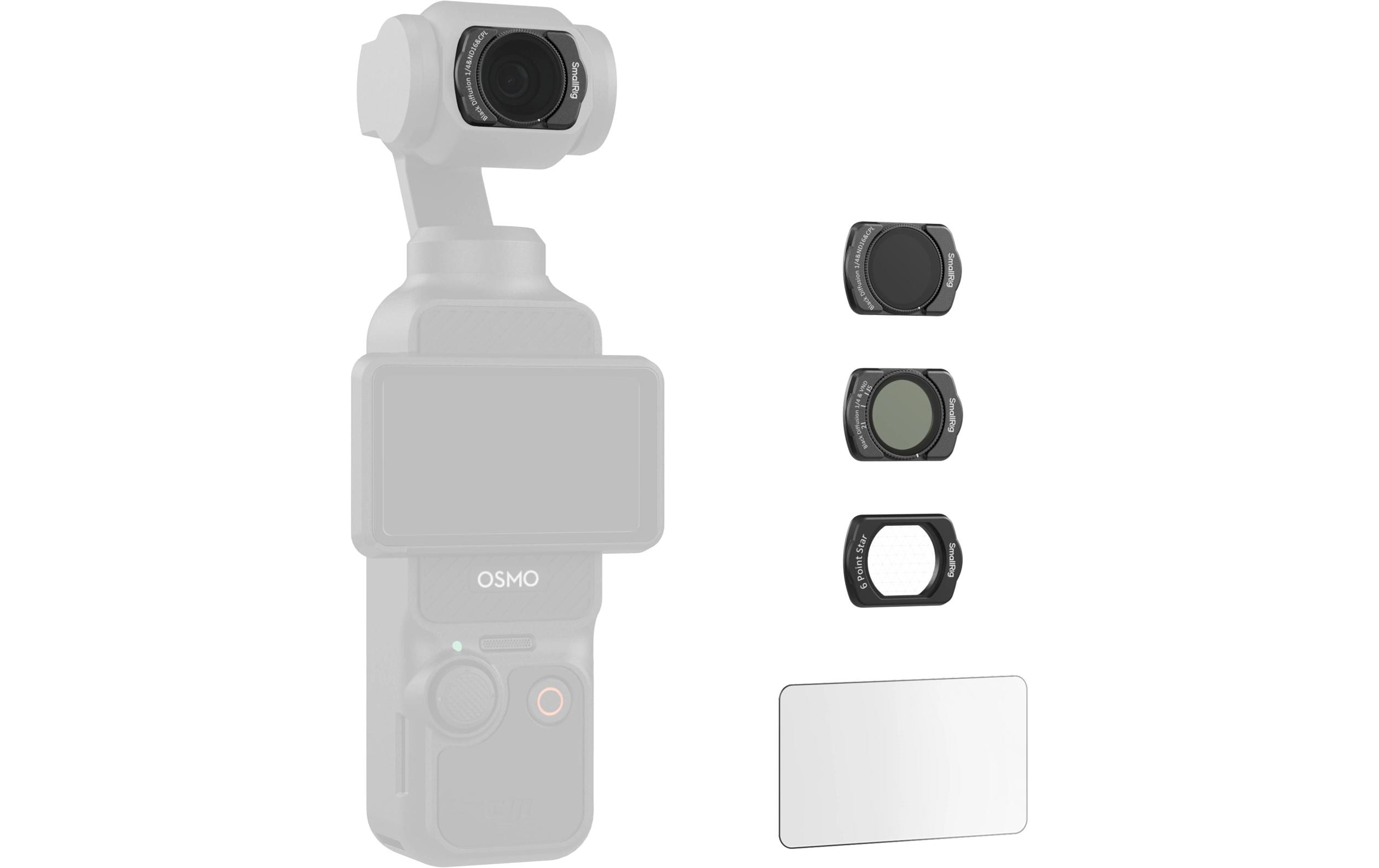 1937446 - Mediatech SmallRig Multifunctional Filter Kit for DJI Osmo Pocket 3 kaufen Schweiz | Mediatech.ch