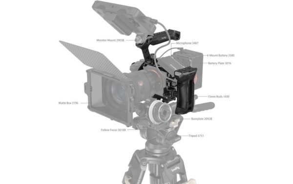 SmallRig Rhinoceros Advanced Cage Kit for Sony  7R V /  7 IV /  7S III