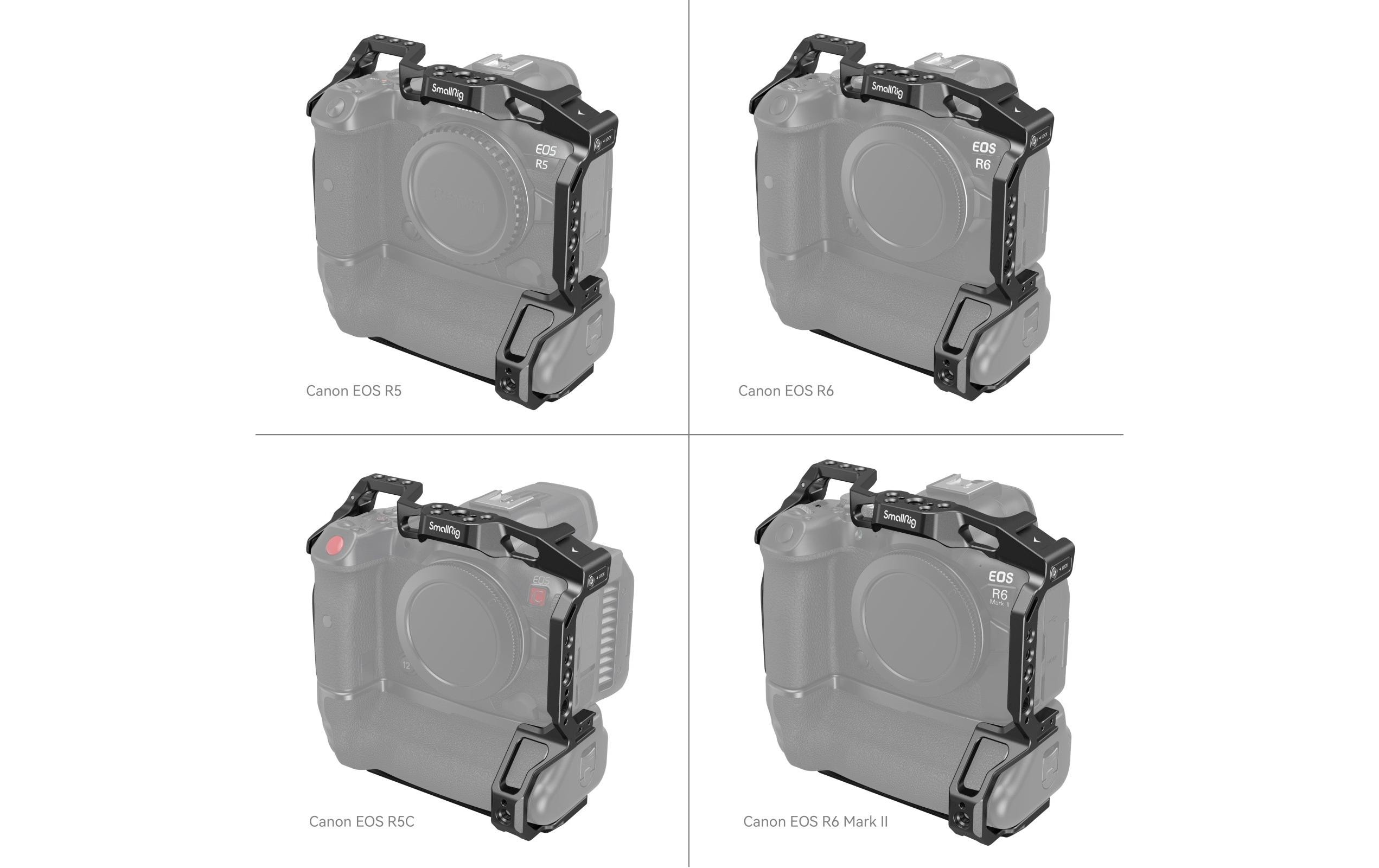 1937571_4 - Mediatech SmallRig Cage Canon with BG-R10 for Canon EOS R5/R6II/R5C
