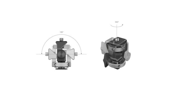 SmallRig Swivel Tilt Adj Monitor Support with Cold Shoe