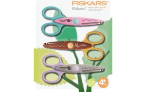 Fiskars Kinder Dekorscheren 3-er Set Zoo rechts u. links, 4+