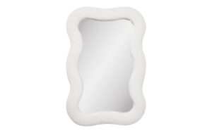 House Nordic Wandspiegel Bosaro, Weiss 3.5x80x54 cm (LxBxH), Glas