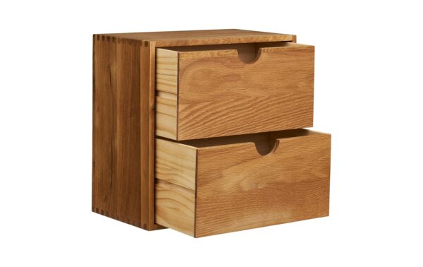1938067_2 - Mediatech House Nordic Wandregal Townshill, Eiche mit Schubladen, 30x18x30 cm (LxBxH)