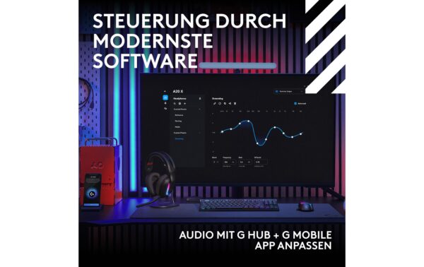Logitech G Astro A20 X Headset schwarz PC/PS5