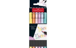 Faber-Castell Filzstifte Black Edition Past 6er Kartonetui