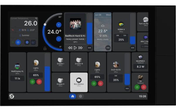 1940163 - Mediatech Shelly Android Wall Display XL black Touchscreen, Scenen, Steuern von Geräten kaufen Schweiz | Mediatech.ch