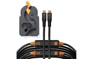 Tether Tools LeverLock & Cable Kit Optima 10G, 9.2m Schwarz