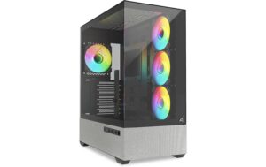 Sharkoon AK7 ARGB Black ATX, 2x U3, TG, 4x 120mm ARGB