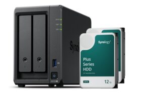 Synology DS725+, 2-bay NAS inkl. 2x 12TB HDD Synology Plus HAT33x