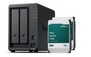 Synology DS725+, 2-bay NAS inkl. 2x 16TB HDD Synology Plus HAT33x
