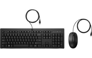 HP 225 Wired Tastatur & Maus Set G2 USB-A Anschluss, Kabel, CH-Layout