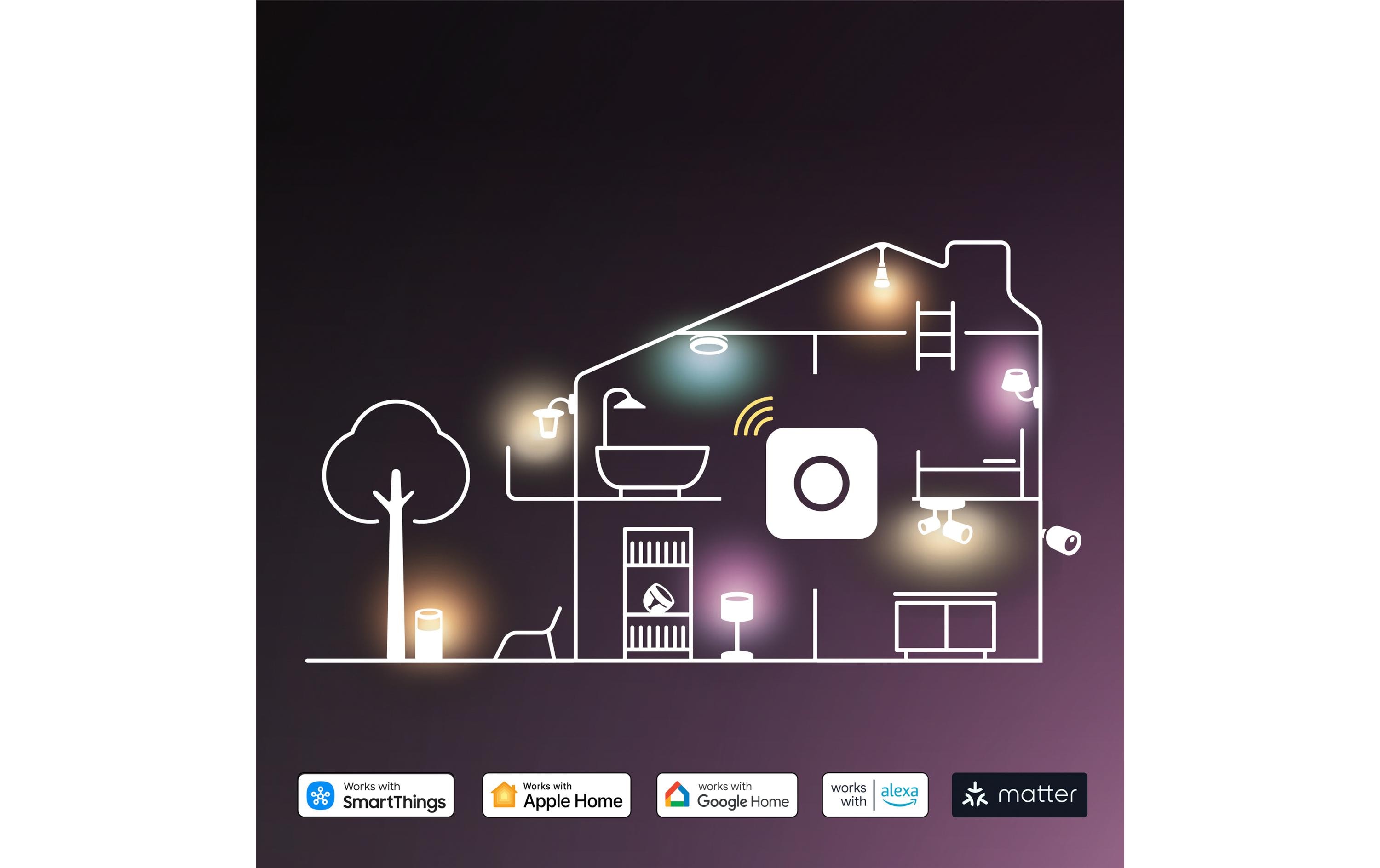 1947049_3 - Mediatech Philips Hue Essential White & Colour Ambiance GU10 Einzelpack 345lm