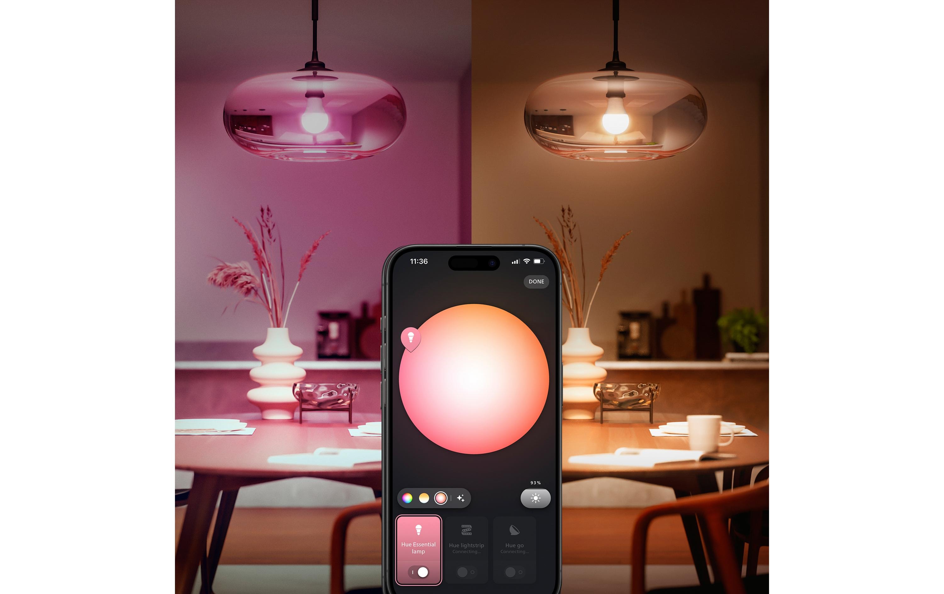 1947049_6 - Mediatech Philips Hue Essential White & Colour Ambiance GU10 Einzelpack 345lm