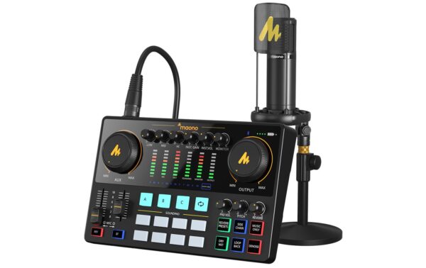 1947679 - Mediatech Maono Mix&Mic Kit AME2A Audio Interface & XLR Mikrofon