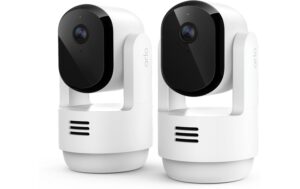 Arlo VMC3273: IP Kamera 2er Pack Arlo Essential3 IndoorPTZ 2K-Kamera weiss