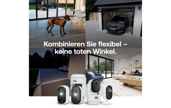 Arlo VMC3282: IP Kamera 2er Pack Arlo Essential3 OutdoorXL 2K-Kamera weiss