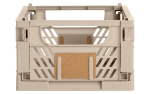 Schou Aufbewahrungsbox GRS Plastik taupe L 33x24.5x15 cm