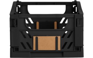 Schou Aufbewahrungsbox GRS Plastik S schwarz, 2er Pack 17x12.5 cm