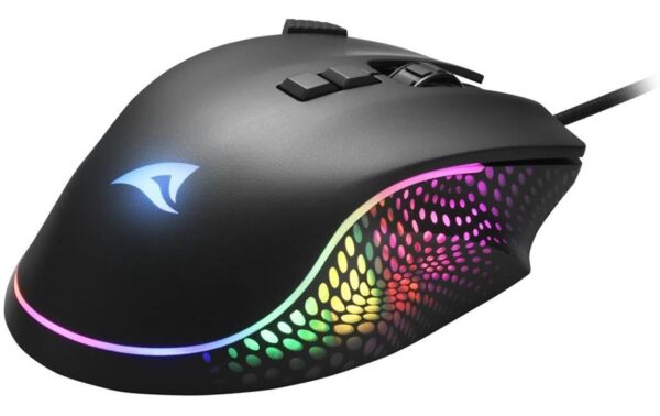 Sharkoon SHARK Force 3, optisch 8 Tasten, USB Kabel, 12800dpi