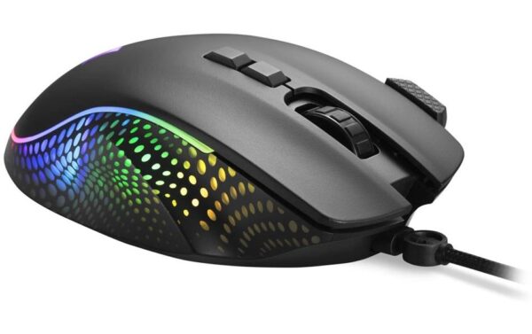 Sharkoon SHARK Force 3, optisch 8 Tasten, USB Kabel, 12800dpi