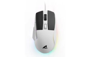 Sharkoon SKILLER SGM35, optisch, white 6 Tasten, USB Kabel, 6400dpi