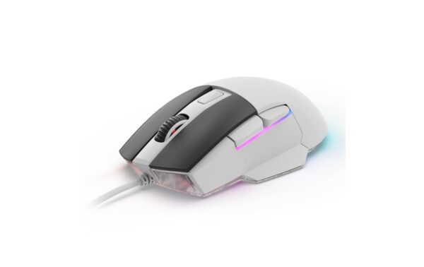 Sharkoon SKILLER SGM35, optisch, white 6 Tasten, USB Kabel, 6400dpi