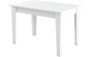Woody Fashion Esstisch weiss 110x75x72 cm