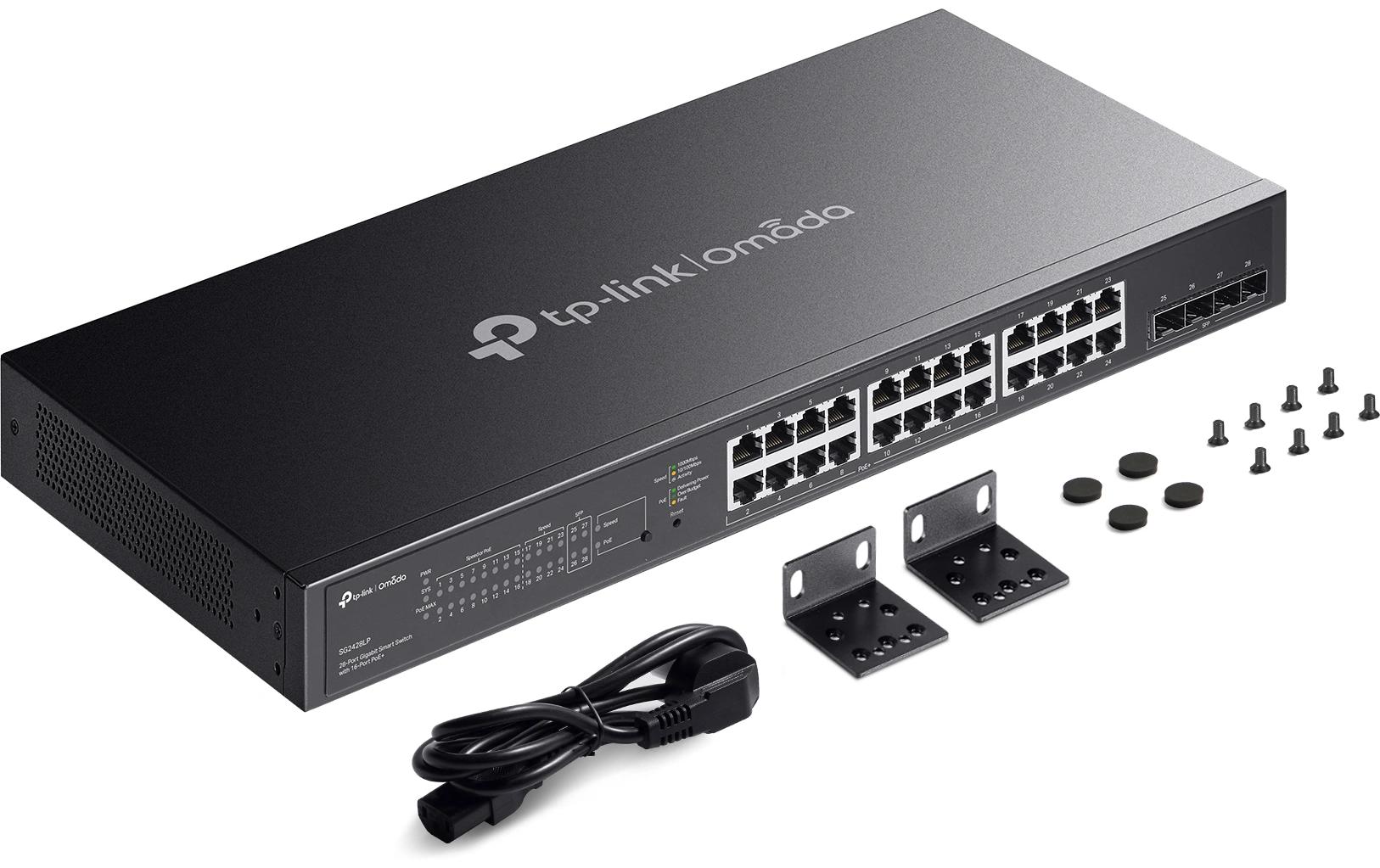1949892_2 - Mediatech TP-Link SG2428LP Smart Gigabit Switch Omada 28-Port, 24*PoE+, 4*SFP