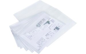 Rapesco Eco Dokumententasche A3 transparent, 20 Stück