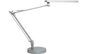UNiLUX Mambo LED-Schreibtischlampe grau LED 665lm 2900K CRI 84