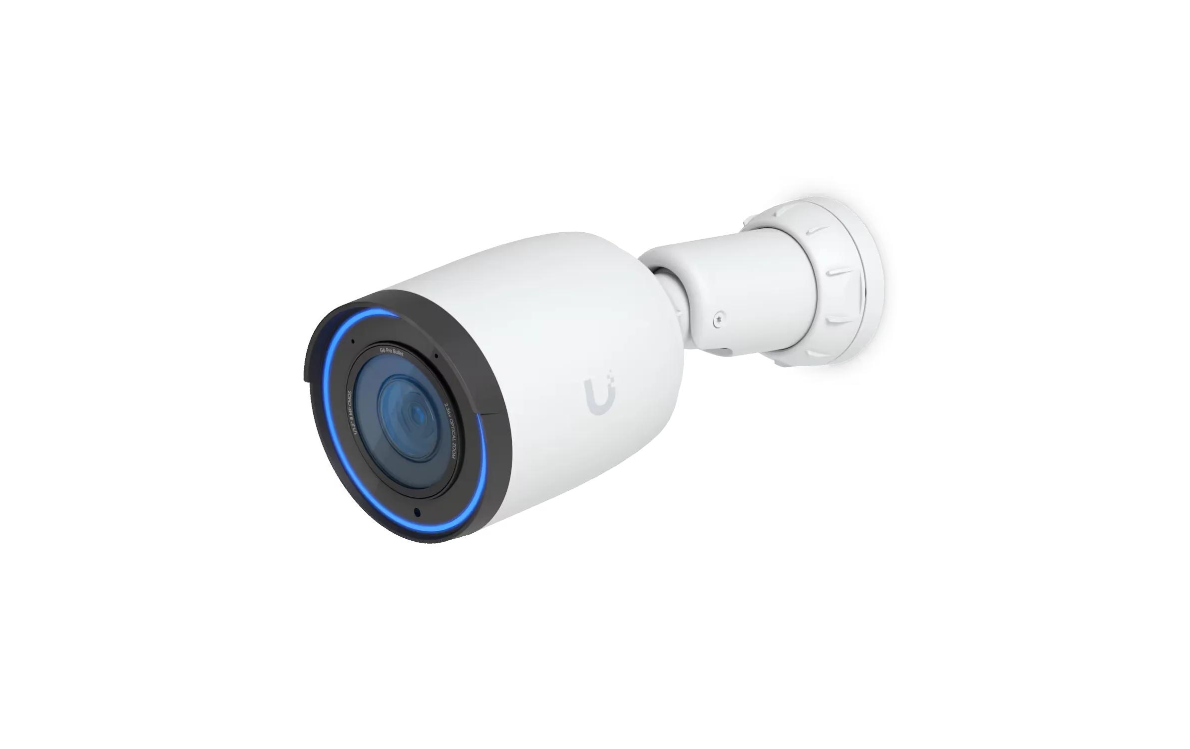 1952238 - Mediatech Ubiquiti Protect UVC-G6-PRO-BULLET-W Weiss, Outdoor,4K,AI, IR, Audio,2.35 Zoom