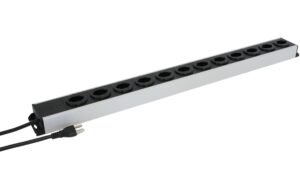 Steckdosenleiste Power Line 12xT23 1.5m grau / schwarz