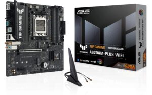 ASUS TUF GAMING A620AM-PLUS WIFI, mATX AM5, AMD A620A, 4x DDR5, PCIe 4.0, WiFi 6 kaufen Schweiz | Mediatech.ch
