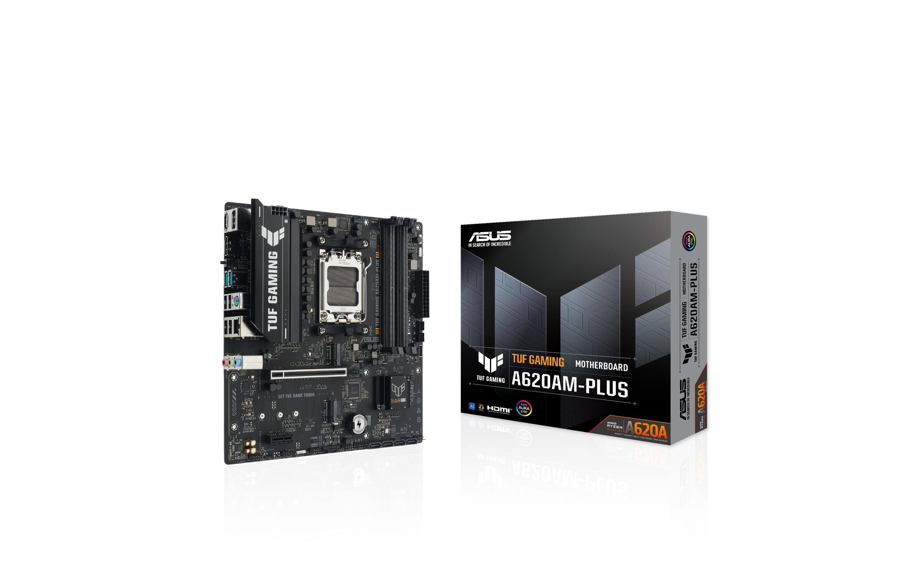 ASUS TUF GAMING A620AM-PLUS, mATX AM5, AMD A620A, 4x DDR5, PCIe 4.0 kaufen Schweiz | Mediatech.ch