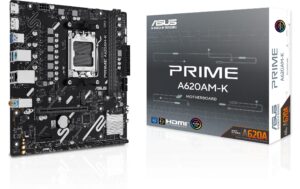ASUS PRIME A620AM-K, mATX AM5, AMD A620A, 2x DDR5, PCIe 4.0 kaufen Schweiz | Mediatech.ch