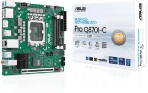 ASUS PRO Q870I-C-CSM, Mini-ITX, LGA1851 Intel Q870, 2x DDR5 SO-DIMM, PCIe 5.0 kaufen Schweiz | Mediatech.ch