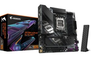 Gigabyte X870M AORUS ELITE WIFI7, mATX AM5, AMD X870, 4x DDR5, WIFI 7