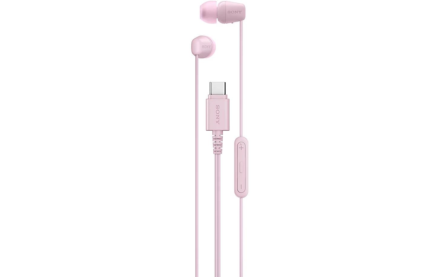 1954103 - Mediatech Sony Kopfhörer IEREX15CP.CE7, pink In-Ear, In-Line-Fernbedienung